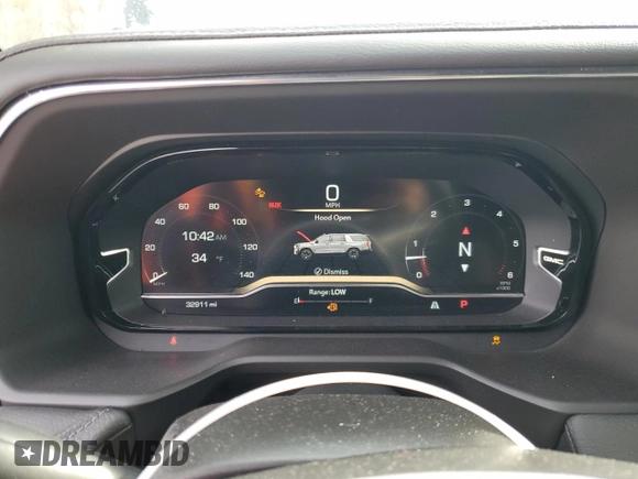 2023 GMC Yukon Denali with VIN 1GKS1DKL0PR263524, listed as a Copart auction lot 44509635 with 32,911 mi miles and Clean Title. Bid and sale history available at DreamBid. Image 9.