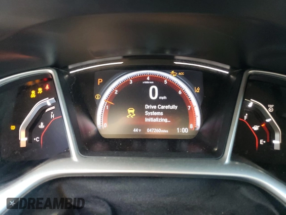 2020 Honda Civic Sedan Sport with VIN 19XFC2F83LE211893, listed as a Copart auction lot 88170695 with 47,260 mi miles and Salvage Title. Bid and sale history available at carsss.com. Image 9.