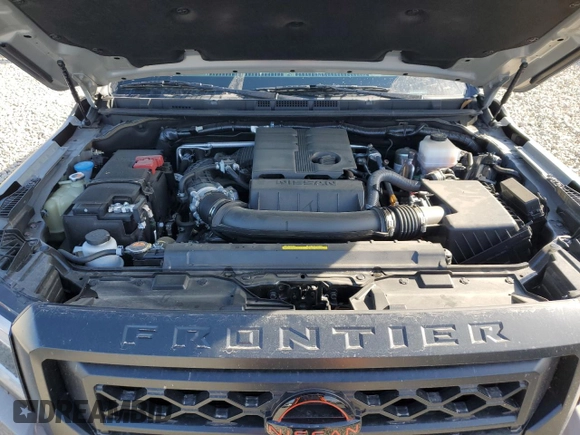 2024 Nissan Frontier SL with VIN 1N6ED1EK9RN657838, listed as a Copart auction lot 42253895 with 10,012 mi miles and Salvage title. Bid and sale history available at DreamBid. Image 12.