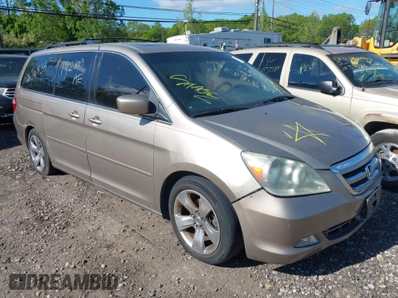 2007 Honda Odyssey Touring z VIN 5FNRL38897B051888, wystawiony jako IAAI lot #42297964 z przebiegiem Nie podano mil oraz . Historia ofert i sprzedaży dostępna na DreamBid. Obrazek 1.