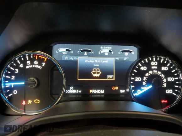 2020 Ford F-150 XL with VIN 1FTFX1E5XLKE65264, listed as a Copart auction lot 45580185 with 9,889 mi miles and Salvage Title. Bid and sale history available at carsss.com. Image 9.