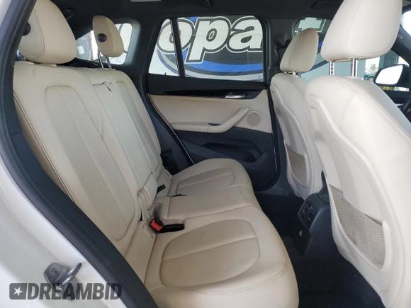 2017 BMW X1 xDrive28i with VIN WBXHT3C35H5F73546, listed as a Copart auction lot 59544545 with 125,185 mi miles and Salvage title. Bid and sale history available at DreamBid. Image 10.
