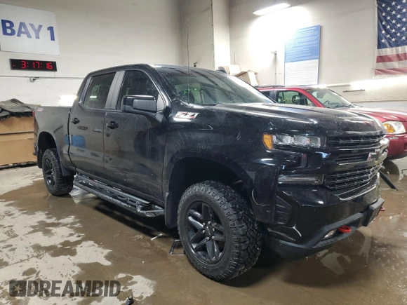 2019 Chevrolet Silverado 1500 LT Trail Boss with VIN 1GCPYFEDXKZ163999, listed as a Copart auction lot 52456855 with 81,804 mi miles and Salvage Title. Bid and sale history available at DreamBid. Image 4.
