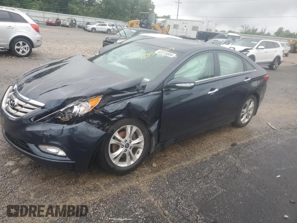 2013 Hyundai Sonata Limited with VIN 5NPEC4AC8DH504317, listed as a Copart auction lot 63315004 with Not Provided miles and Salvage Title. Bid and sale history available at carsss.com. Image 1.