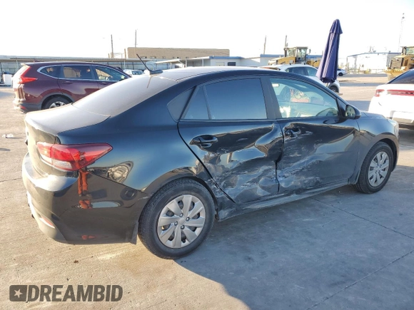 2020 Kia Rio LX with VIN 3KPA24AD3LE335045, listed as a Copart auction lot 88588195 with 41,560 mi miles and Salvage Title. Bid and sale history available at carsss.com. Image 3.
