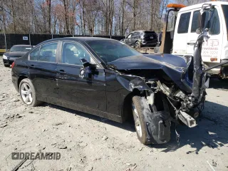 2015 BMW 3 Series 328i xDrive with VIN WBA3B5C5XFP653640, listed as a Copart auction lot 48363945 with 0 mi miles and Salvage Title. Bid and sale history available at carsss.com. Image 4.