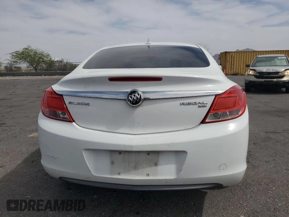 2011 Buick Regal CXL RL1 with VIN W04GN5EC2B1034061, listed as a Copart auction lot 56745145 with 133,438 mi miles and Salvage title. Bid and sale history available at DreamBid. Image 6.