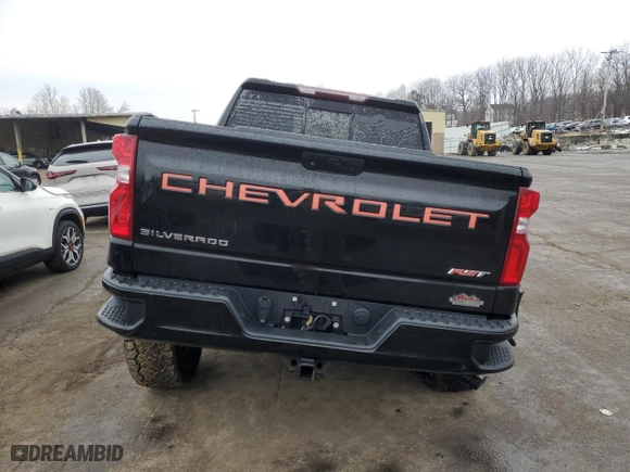 2019 Chevrolet Silverado 1500 RST with VIN 1GCUYEED3KZ227751, listed as a Copart auction lot 43186245 with 101,974 mi miles and Salvage Title. Bid and sale history available at carsss.com. Image 6.