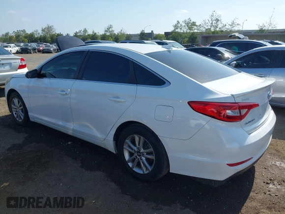 2016 Hyundai Sonata SE with VIN 5NPE24AF7GH304546, listed as a IAAI auction lot 42218425 with 153,619 mi miles and . Bid and sale history available at carsss.com. Image 3.