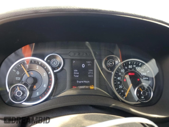 2020 Ram 2500 Tradesman z VIN 3C6UR5CL7LG172687, wystawiony jako Copart lot #63088435 z przebiegiem 120 021 mil mil oraz Szkoda całkowita • Salvage title. Historia ofert i sprzedaży dostępna na DreamBid. Obrazek 9.
