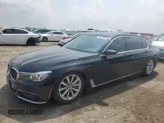2017 BMW 7 Series 740i with VIN WBA7E2C57HG739885, listed as a Copart auction lot 50418965 with 109,823 mi miles and Clean title. Bid and sale history available at DreamBid. Image 1.
