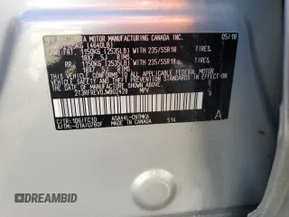 2018 Toyota RAV4 XLE with VIN 2T3RFREV0JW802429, listed as a Copart auction lot 49906515 with 53,544 mi miles and Salvage Title. Bid and sale history available at DreamBid. Image 13.
