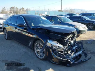2019 BMW 5 Series 530e with VIN WBAJA9C57KB399541, listed as a IAAI auction lot 41656775 with 96,523 mi miles and . Bid and sale history available at DreamBid. Image 1.