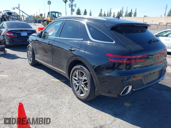 2024 Genesis GV70 2.5T with VIN 5NMMADTB6RH002125, listed as a IAAI auction lot 41840203 with 2,827 mi miles and . Bid and sale history available at DreamBid. Image 3.