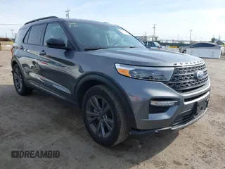 2023 Ford Explorer XLT with VIN 1FMSK7DH4PGC30228, listed as a IAAI auction lot 41851583 with 16,396 mi miles. Bid and sale history available at carsss.com. Image 1.