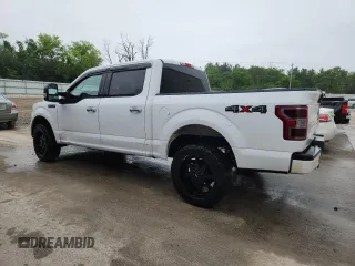 2018 Ford F-150 XL with VIN 1FTEW1E57JFC16425, listed as a Copart auction lot 61947945 with 110,364 mi miles and Salvage title. Bid and sale history available at DreamBid. Image 2.