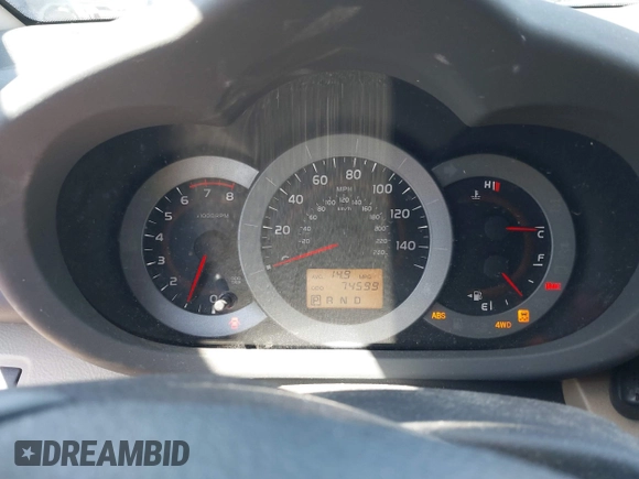 2011 Toyota RAV4 Ltd with VIN 2T3DK4DV5BW047595, listed as a IAAI auction lot 39888280 with 74,599 mi miles. Bid and sale history available at carsss.com. Image 7.