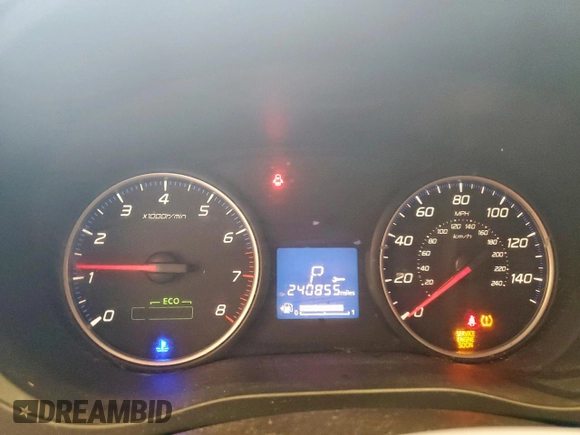 2016 Mitsubishi Outlander ES with VIN JA4AD2A37GZ033834, listed as a Copart auction lot 61653055 with 240,855 mi miles and Clean title. Bid and sale history available at DreamBid. Image 9.