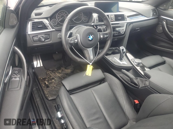 2019 BMW 4 Series 440i xDrive with VIN WBA4W9C52KAF94728, listed as a Copart auction lot 56696245 with 26,713 mi miles and Salvage title. Bid and sale history available at DreamBid. Image 8.