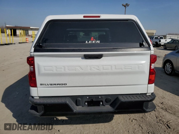 2023 Chevrolet Silverado 1500 Work Truck with VIN 3GCNAAEK4PG355102, listed as a Copart auction lot 48812345 with 72,008 mi miles and Clean Title. Bid and sale history available at carsss.com. Image 6.