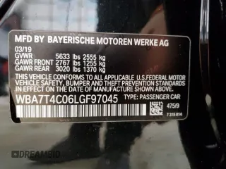 2020 BMW 7 Series 740i xDrive z VIN WBA7T4C06LGF97045, wystawiony jako Copart lot #42745735 z przebiegiem 115 509 mil mil oraz Czysty tytuł • Clean title. Historia ofert i sprzedaży dostępna na DreamBid. Obrazek 12.
