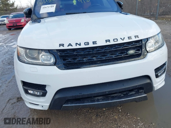 2017 Land Rover Range Rover Sport Autobiography with VIN SALWV2FEXHA162100, listed as a IAAI auction lot 41672789 with 1 mi miles. Bid and sale history available at carsss.com. Image 16.