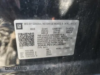 2019 GMC Terrain SLT with VIN 3GKALPEV1KL182827, listed as a Copart auction lot 42965645 with 146,442 mi miles and Salvage Title. Bid and sale history available at DreamBid. Image 14.