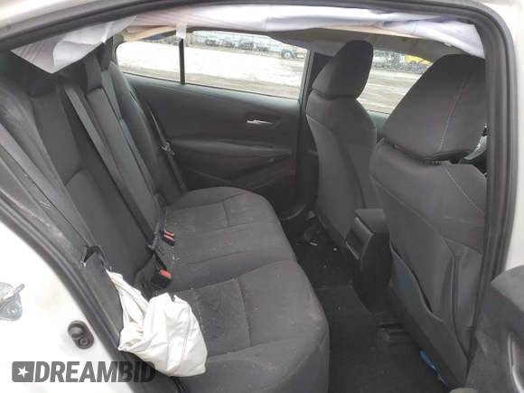 2021 Toyota Corolla L with VIN 5YFBPMBE3MP267780, listed as a Copart auction lot 49126495 with 47,678 mi miles and Salvage Title. Bid and sale history available at carsss.com. Image 10.