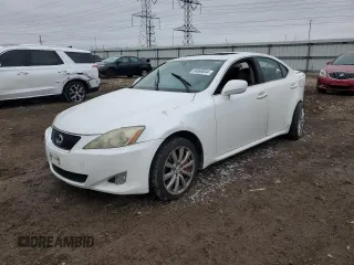 2007 Lexus IS 250 with VIN JTHCK262575014354, listed as a Copart auction lot 84668544 with 0 mi miles and Salvage Title. Bid and sale history available at carsss.com. Image 1.
