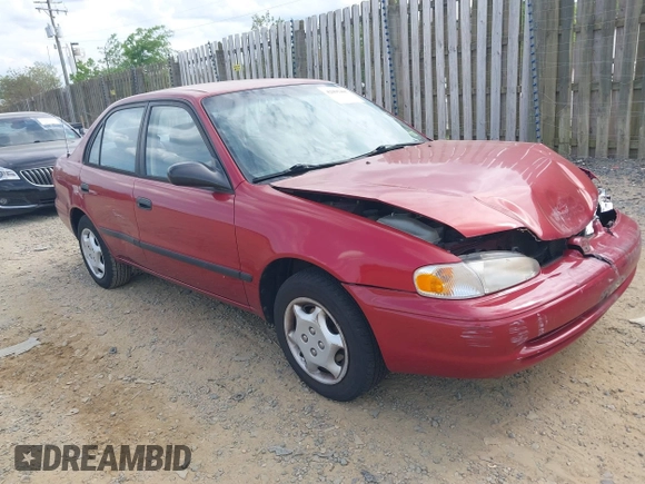 2001 Chevrolet Prizm with VIN 1Y1SK52891Z422344, listed as a IAAI auction lot 42095405 with 57,891 mi miles. Bid and sale history available at carsss.com. Image 1.