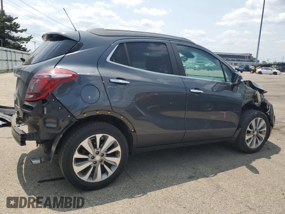 2017 Buick Encore Preferred z VIN KL4CJASBXHB058478, wystawiony jako Copart lot #60309155 z przebiegiem 74 011 mil mil oraz Szkoda całkowita • Salvage title. Historia ofert i sprzedaży dostępna na DreamBid. Obrazek 3.