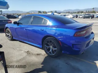 2019 Dodge Charger GT with VIN 2C3CDXHG8KH558676, listed as a Copart auction lot 56492665 with 33,728 mi miles and Salvage Title. Bid and sale history available at DreamBid. Image 2.