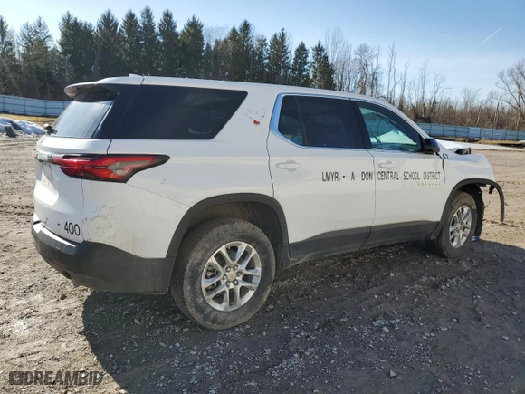 2024 Chevrolet Traverse Limited LS with VIN 1GNETTKW2RJ139609, listed as a Copart auction lot 48374405 with 11,457 mi miles and Salvage Title. Bid and sale history available at carsss.com. Image 3.