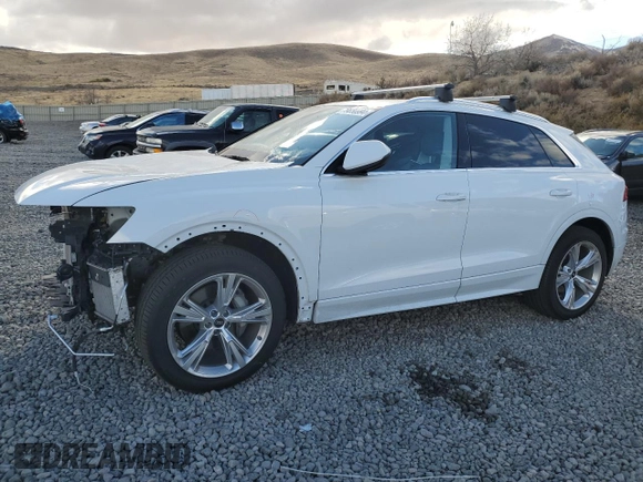 2022 Audi Q8 Premium Plus with VIN WA1BVBF18ND019444, listed as a Copart auction lot 79656994 with 0 mi miles and Salvage Title. Bid and sale history available at carsss.com. Image 1.