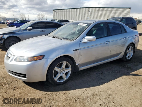 2005 Acura TL with VIN 19UUA66225A801803, listed as a Copart auction lot 49325355 with 208,894 mi miles and Salvage Title. Bid and sale history available at carsss.com. Image 1.