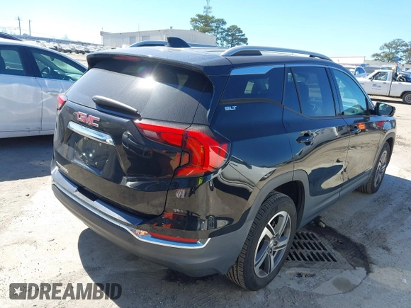 2020 GMC Terrain SLT with VIN 3GKALPEV9LL251989, listed as a IAAI auction lot 41681603 with 101,926 mi miles. Bid and sale history available at carsss.com. Image 4.