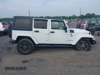 2017 Jeep Wrangler Unlimited Sahara with VIN 1C4HJWEG3HL505307, listed as a IAAI auction lot 42497015 with 92,790 mi miles and . Bid and sale history available at DreamBid. Image 13.