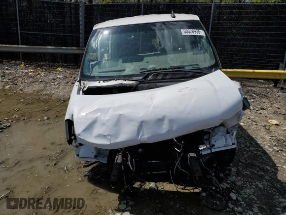 2018 Chevrolet Express Cargo Van with VIN 1GCWGAFP2J1344554, listed as a Copart auction lot 50528935 with 0 mi miles and Salvage Title. Bid and sale history available at carsss.com. Image 5.