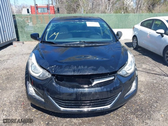 2016 Hyundai Elantra SE with VIN KMHDH4AE6GU487781, listed as a IAAI auction lot 41888778 with 184,289 mi miles. Bid and sale history available at carsss.com. Image 12.