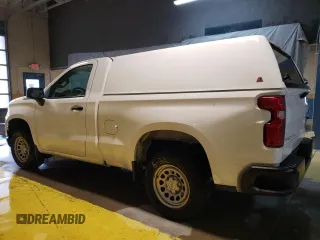 2023 Chevrolet Silverado 1500 Work Truck with VIN 3GCNAAEK4PG355102, listed as a Copart auction lot 82009594 with 72,008 mi miles and Clean Title. Bid and sale history available at DreamBid. Image 2.