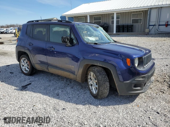 2018 Jeep Renegade Latitude с VIN ZACCJABB8JPJ21950, выставлен на аукционе Copart как лот 48224155 с пробегом 158 213 миль миль и Списание • Salvage title. История ставок и продаж доступна на DreamBid. Изображение 4.