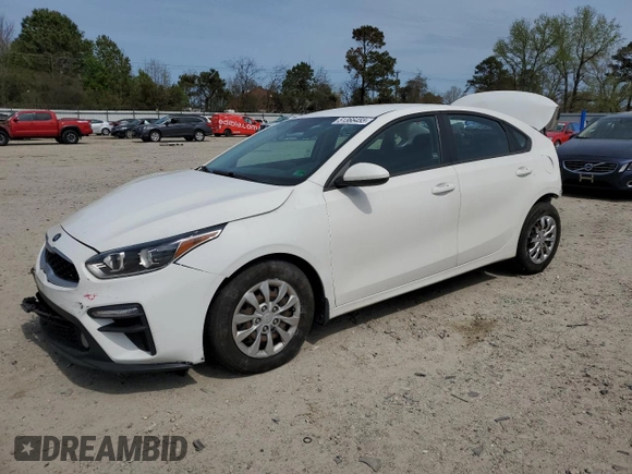2020 Kia Forte LXS with VIN 3KPF24AD5LE145589, listed as a Copart auction lot 51366455 with 69,299 mi miles and Salvage Title. Bid and sale history available at carsss.com. Image 1.