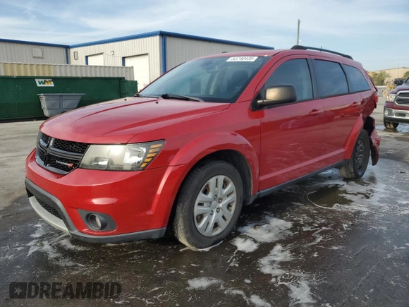 2019 Dodge Journey SE Value with VIN 3C4PDCAB3KT732245, listed as a Copart auction lot 53740435 with 24,186 mi miles and Non Repairable. Bid and sale history available at DreamBid. Image 1.
