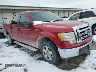 2010 Ford F-150 XL with VIN 1FTEW1C85AFD23115, listed as a Copart auction lot 45932545 with 193,965 mi miles and Salvage Title. Bid and sale history available at carsss.com. Image 4.