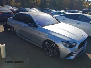 2021 Mercedes-Benz E-Class AMG E 53 with VIN W1KZF6BB6MA953017, listed as a IAAI auction lot 40640666 with 41,805 mi miles. Bid and sale history available at carsss.com. Image 13.