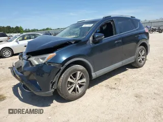 2018 Toyota RAV4 XLE with VIN JTMWFREV6JD117982, listed as a Copart auction lot 55221355 with 97,551 mi miles and Salvage title. Bid and sale history available at DreamBid. Image 1.