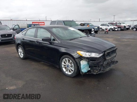 2019 Ford Fusion SE with VIN 3FA6P0HD8KR179507, listed as a IAAI auction lot 41701833 with 54,632 mi miles. Bid and sale history available at carsss.com. Image 1.