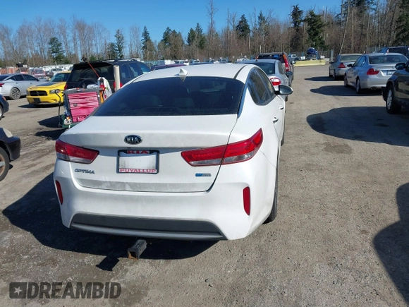 2017 Kia Optima with VIN KNAGT4LE9H5012924, listed as a IAAI auction lot 41682280 with 104,820 mi miles and . Bid and sale history available at DreamBid. Image 16.