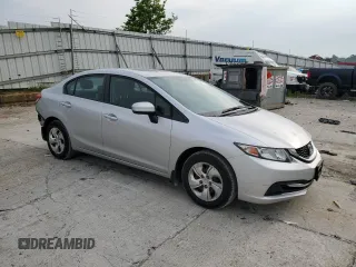 2015 Honda Civic LX z VIN 19XFB2F59FE060541, wystawiony jako Copart lot #58024495 z przebiegiem 76 472 mil mil oraz Szkoda całkowita • Salvage title. Historia ofert i sprzedaży dostępna na DreamBid. Obrazek 4.
