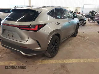 2024 Lexus NX with VIN 2T2KGCEZXRC037942, listed as a IAAI auction lot 41681489 with 8,625 mi miles. Bid and sale history available at carsss.com. Image 4.